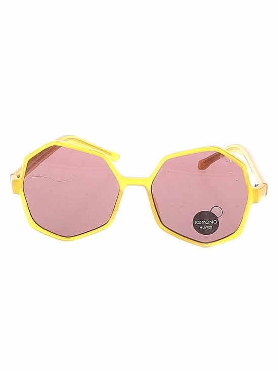Komono Accessories - Komono Sunglasses Oversized Gold NEW Bonnie geometric